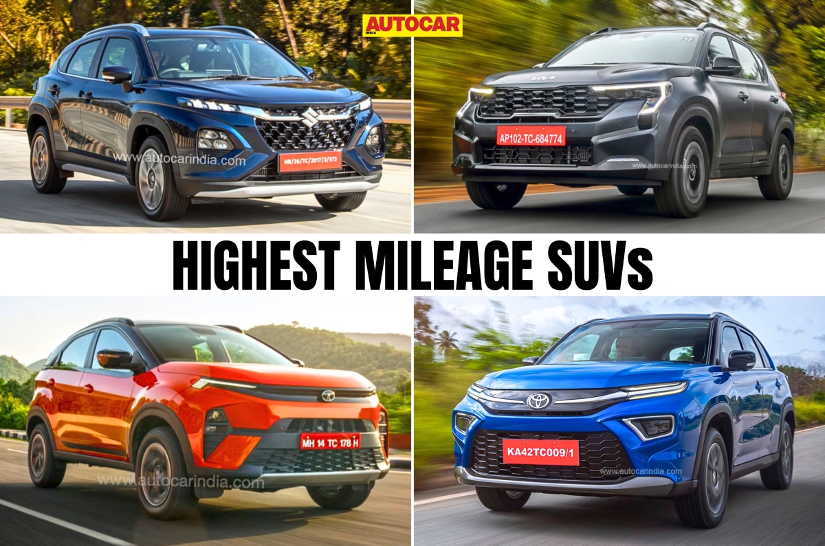 SUVs with the best mileage as tested by Autocar India